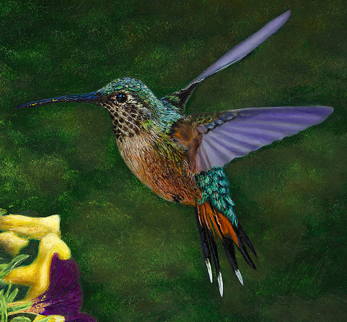 Feasting on Nectar’s Glow - Original - SOLD