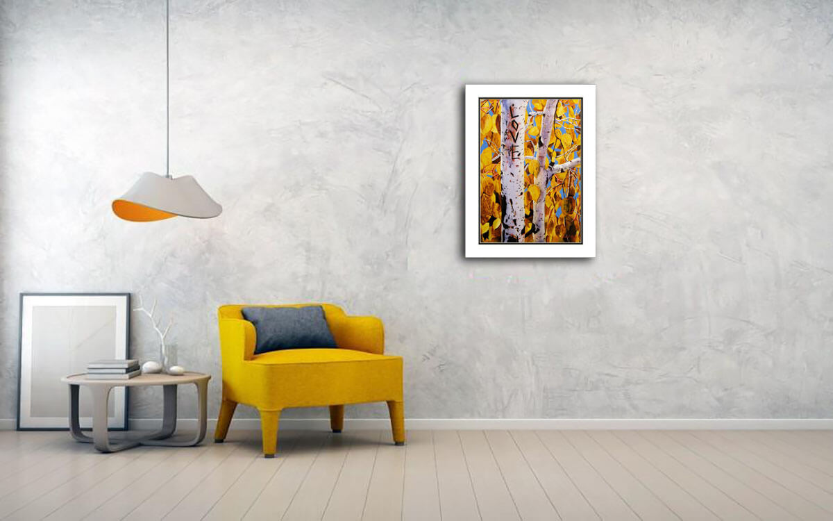 Quaking Aspens Matted Prints