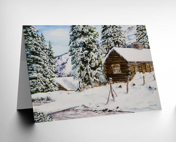 Snowy Retreat - Greeting Card