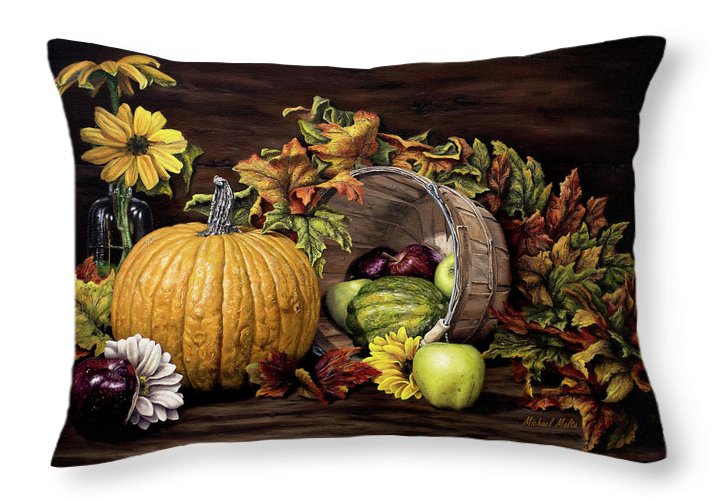 A Touch Of Autumn - Throw Pillow