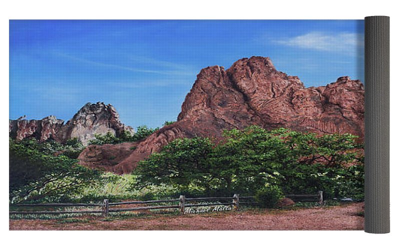 North & South Gateway Rocks - Yoga Mat