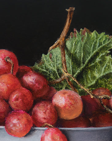 Bowl of Red Grapes - Original