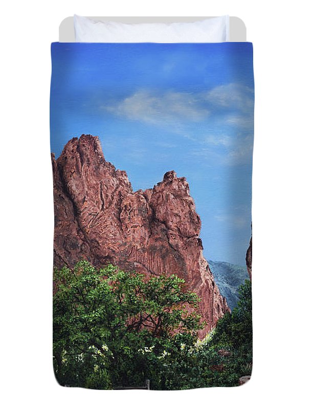 North & South Gateway Rocks - Duvet Cover