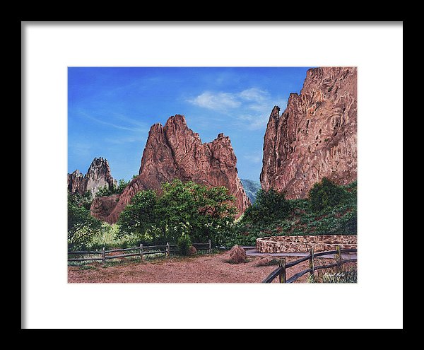 North & South Gateway Rocks - Framed Print