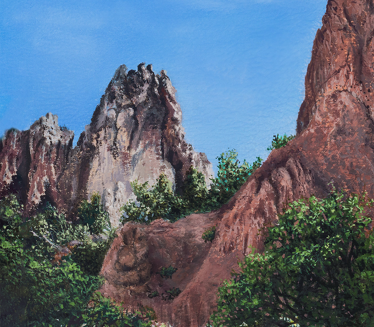 North & South Gateway Rocks - Original - SOLD