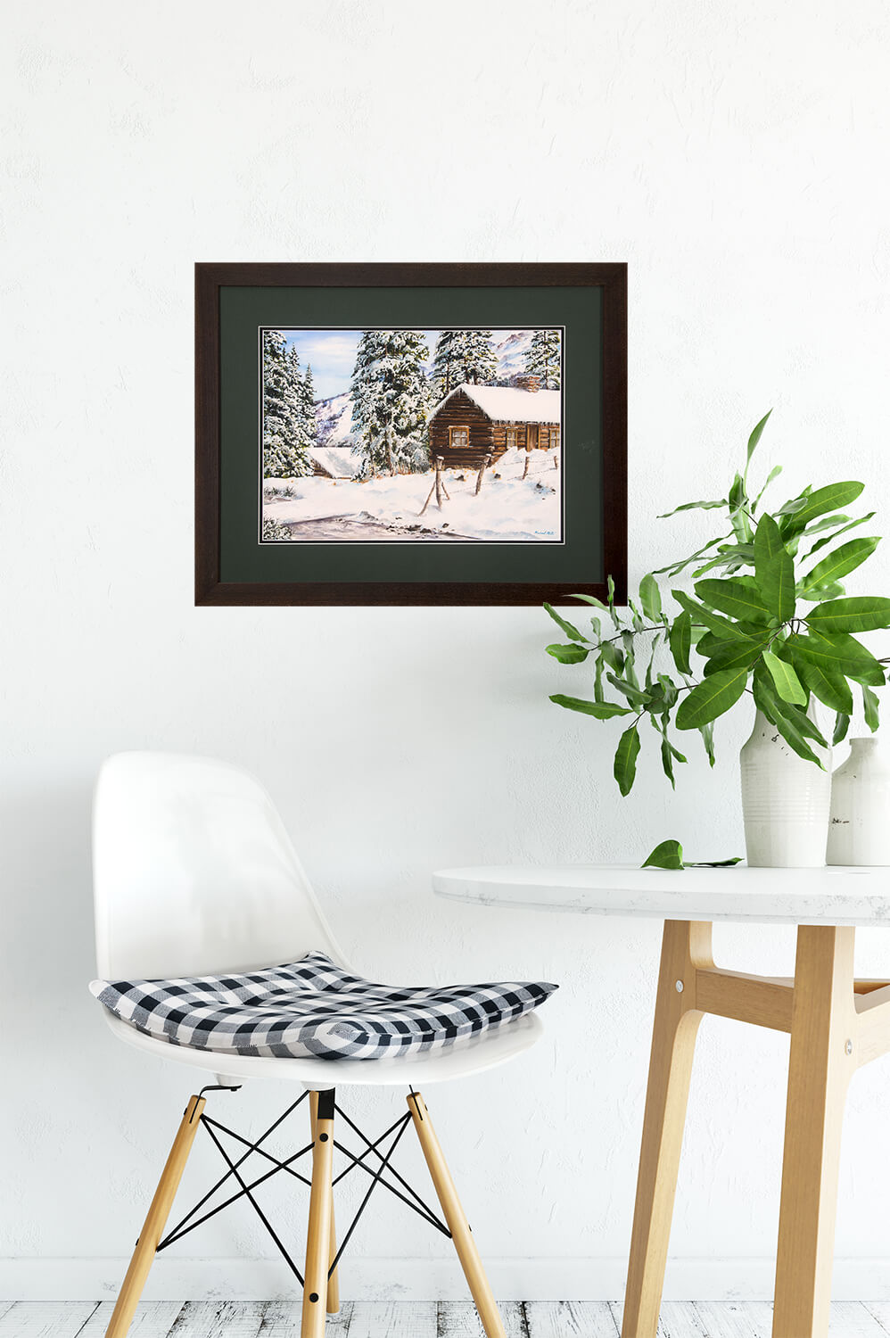 Snowy Retreat - Studio Framed Print