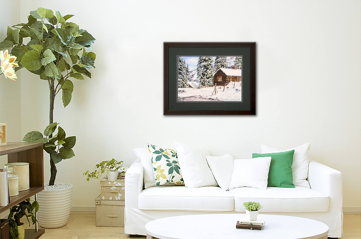 Snowy Retreat - Studio Framed Print