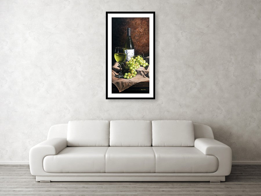 Vino Bianco - Framed Print