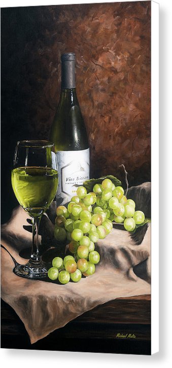 Vino Bianco - Canvas Print