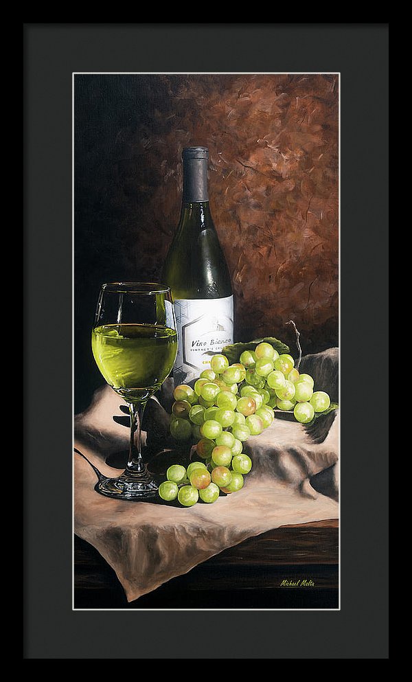 Vino Bianco - Framed Print