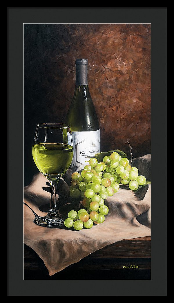 Vino Bianco - Framed Print