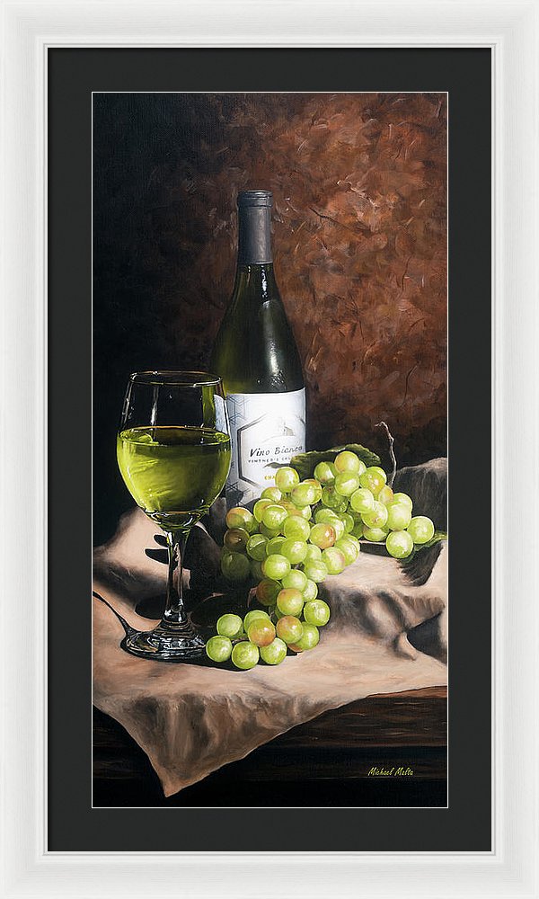 Vino Bianco - Framed Print