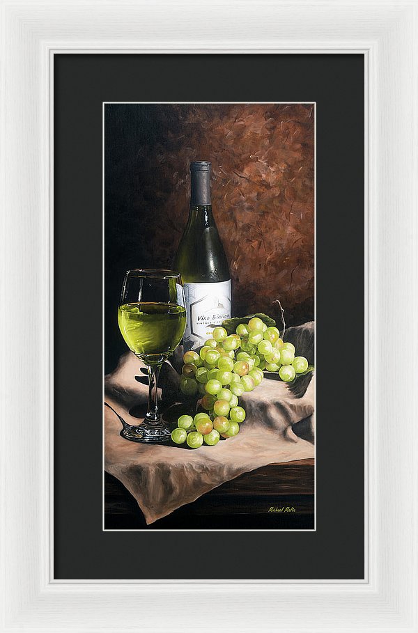Vino Bianco - Framed Print