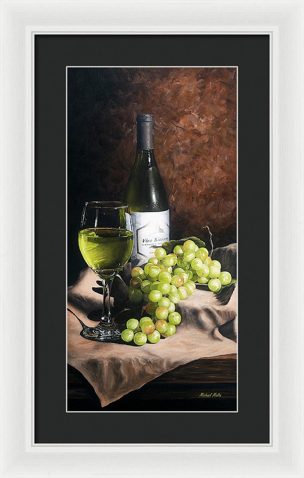 Vino Bianco - Framed Print