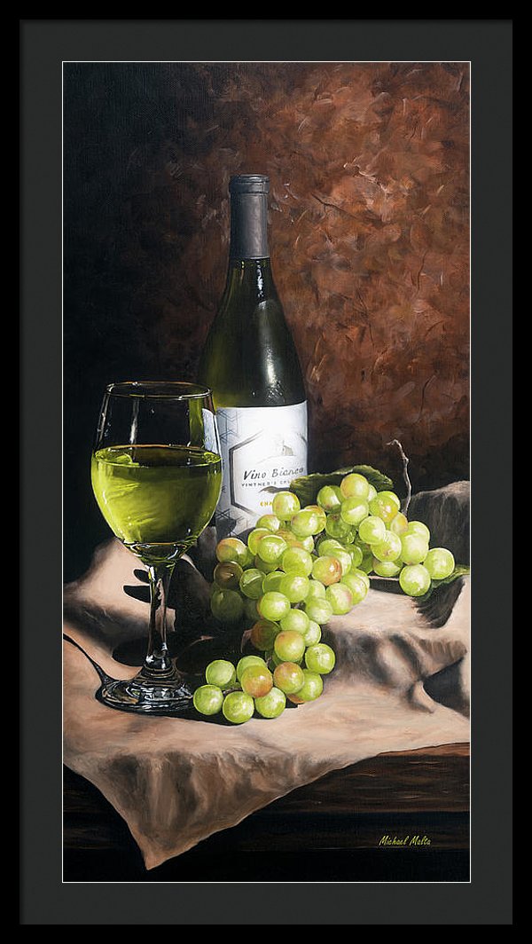 Vino Bianco - Framed Print
