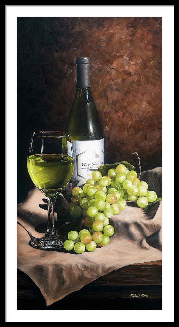 Vino Bianco - Framed Print
