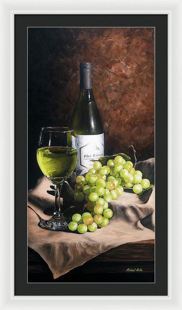 Vino Bianco - Framed Print