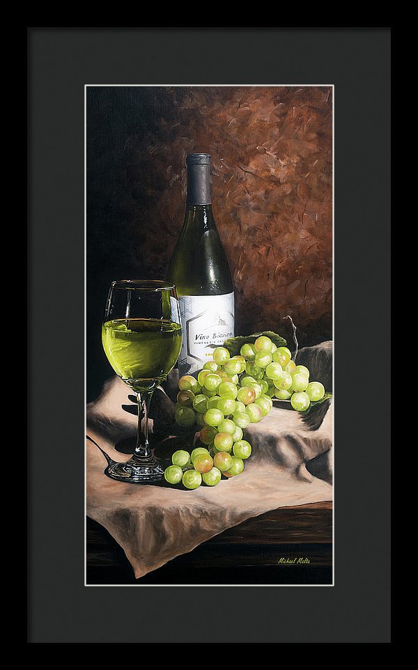 Vino Bianco - Framed Print