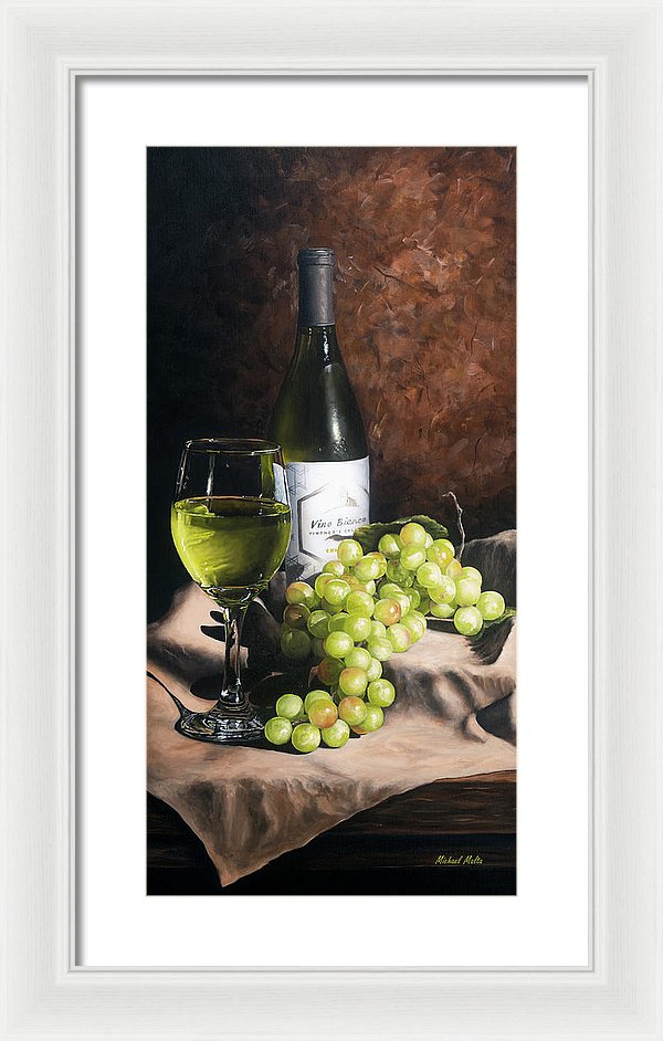 Vino Bianco - Framed Print