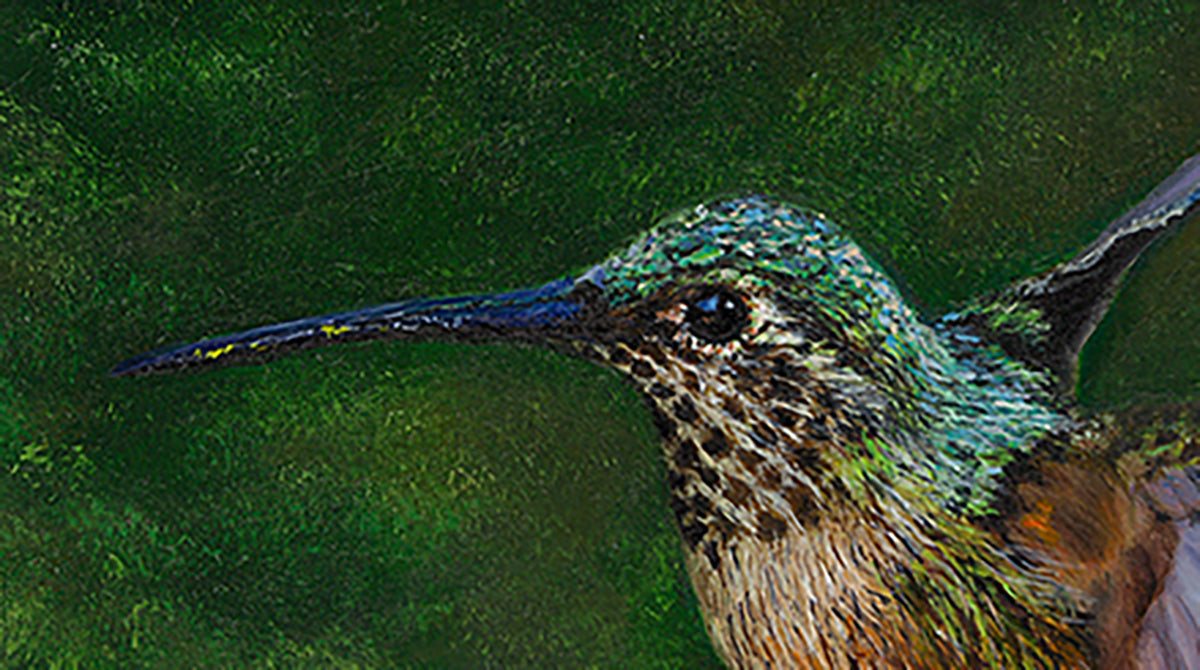 Feasting on Nectar’s Glow - Original - SOLD