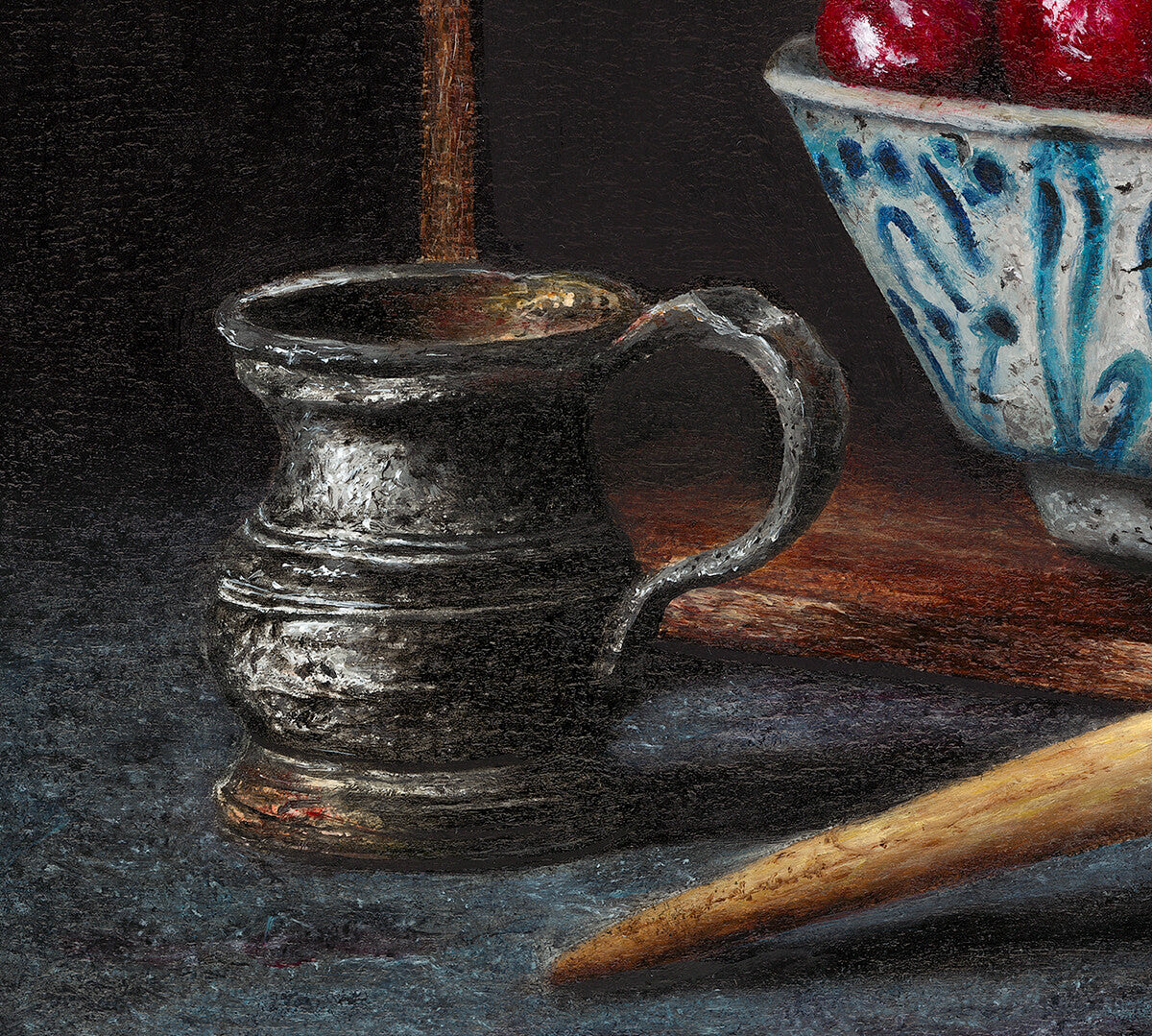 Pewter and Cherries - Original