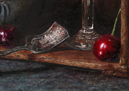 Pewter and Cherries - Original