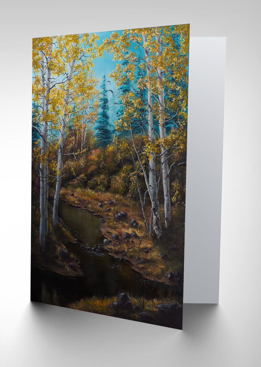 Aspen Creek - Greeting Card