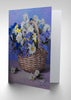 Basket of Flowers - Greeting Card
