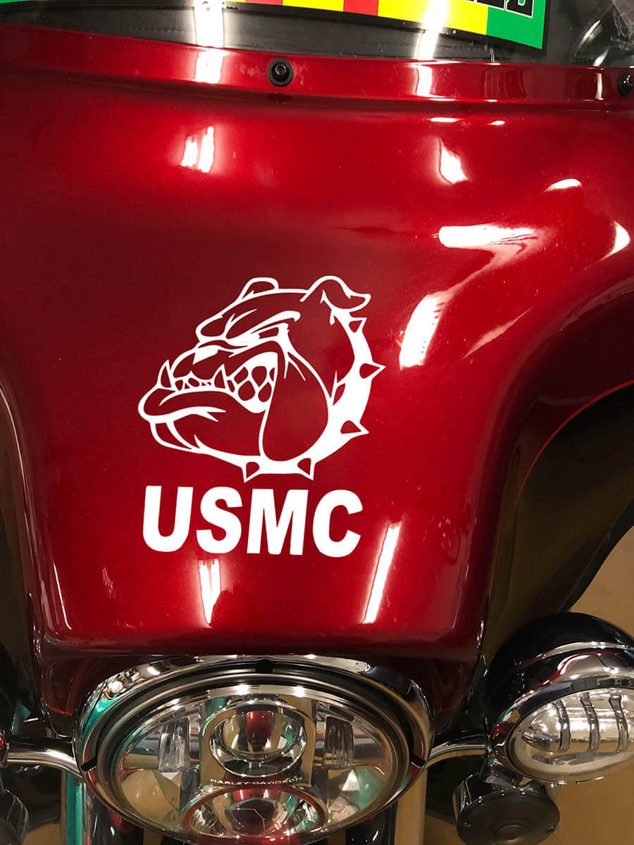 U.S. Marines Vinyl Bull Dog
