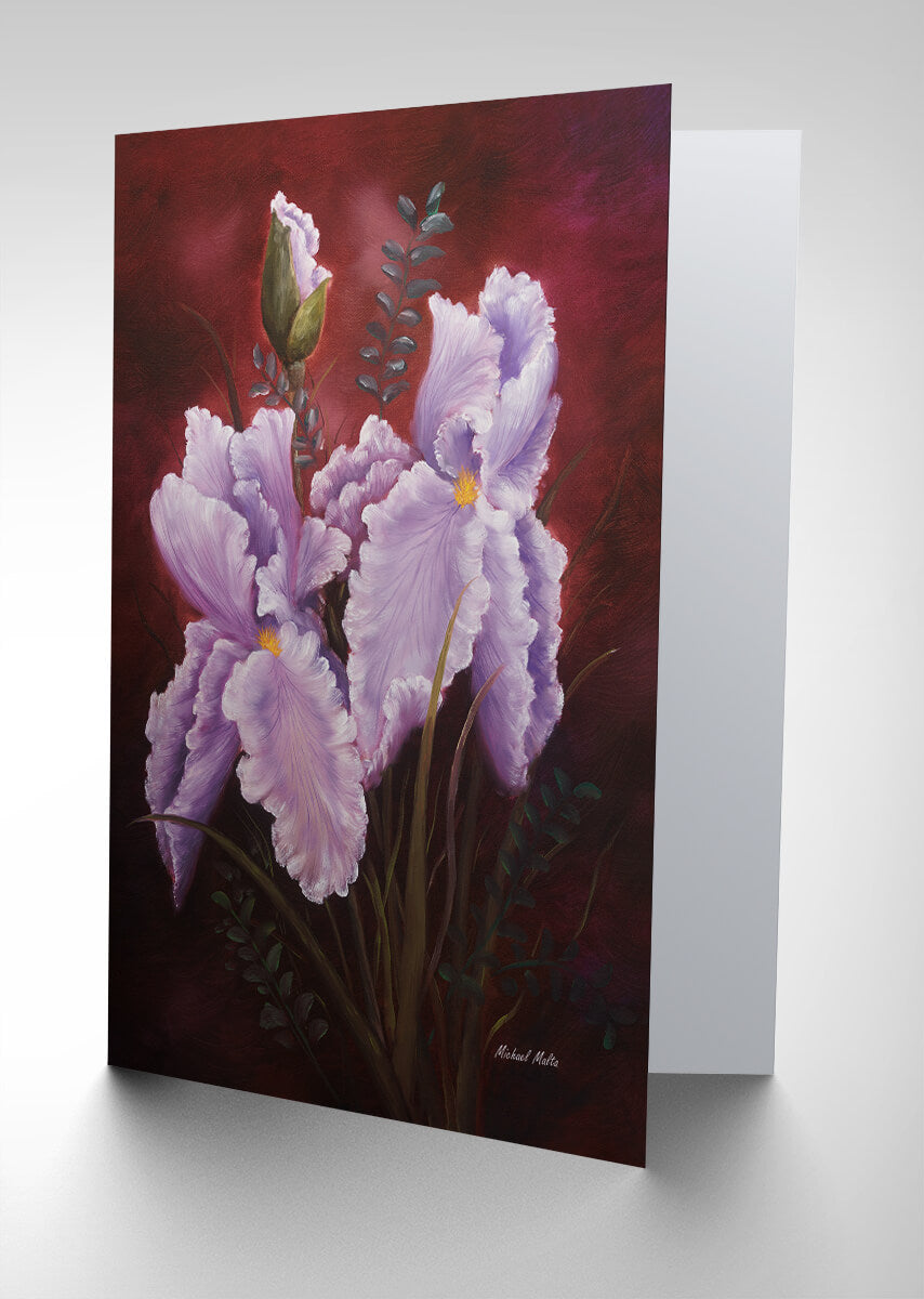 Bloomin’ Iris - Greeting Card