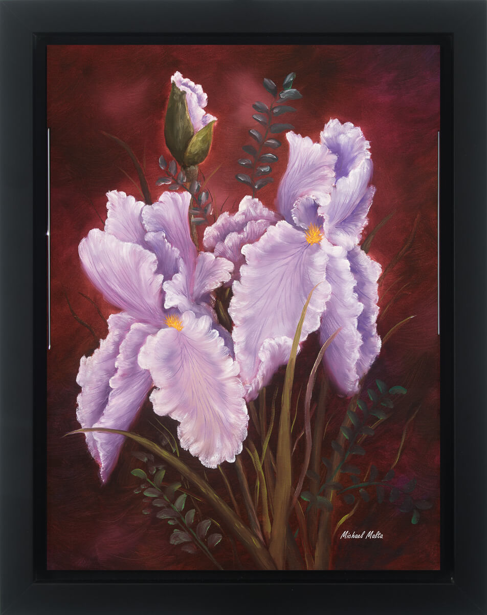 Bloomin’ Iris - Resin Print