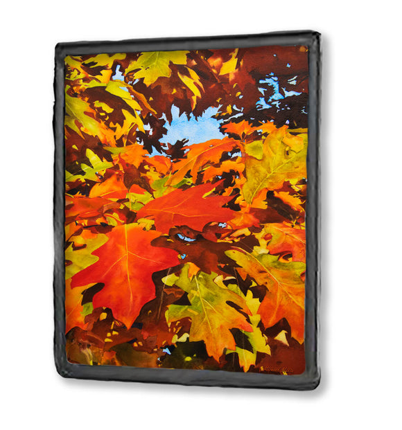 Burst of Autumn - Framed Magnet