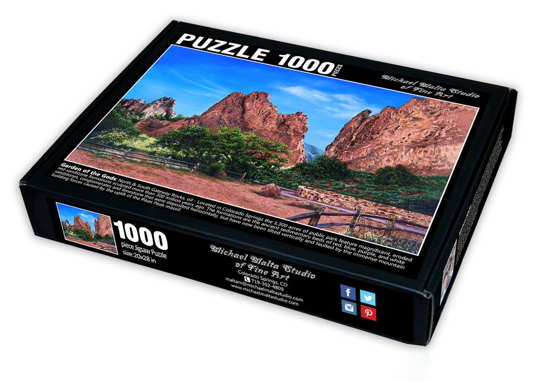 North &amp; South Gateway Rocks - Jigsaw Puzzle