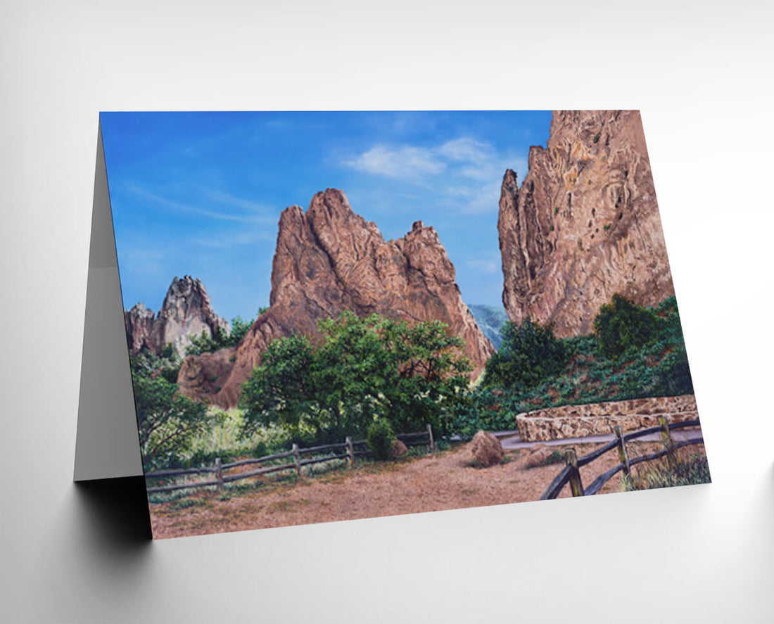 North and South Gateway Rocks - Greeting Card