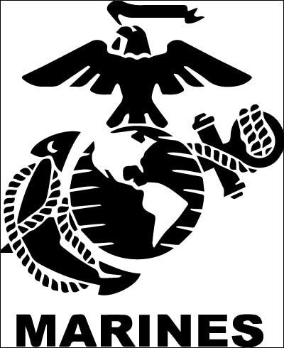 U.S. Marines Vinyl Emblem