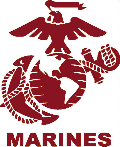 U.S. Marines Vinyl Emblem