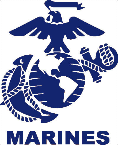 U.S. Marines Vinyl Emblem