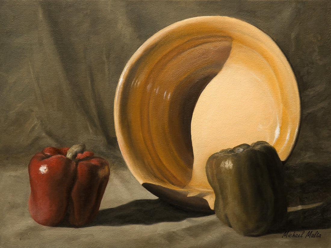 Peppers and a Bowl - Original