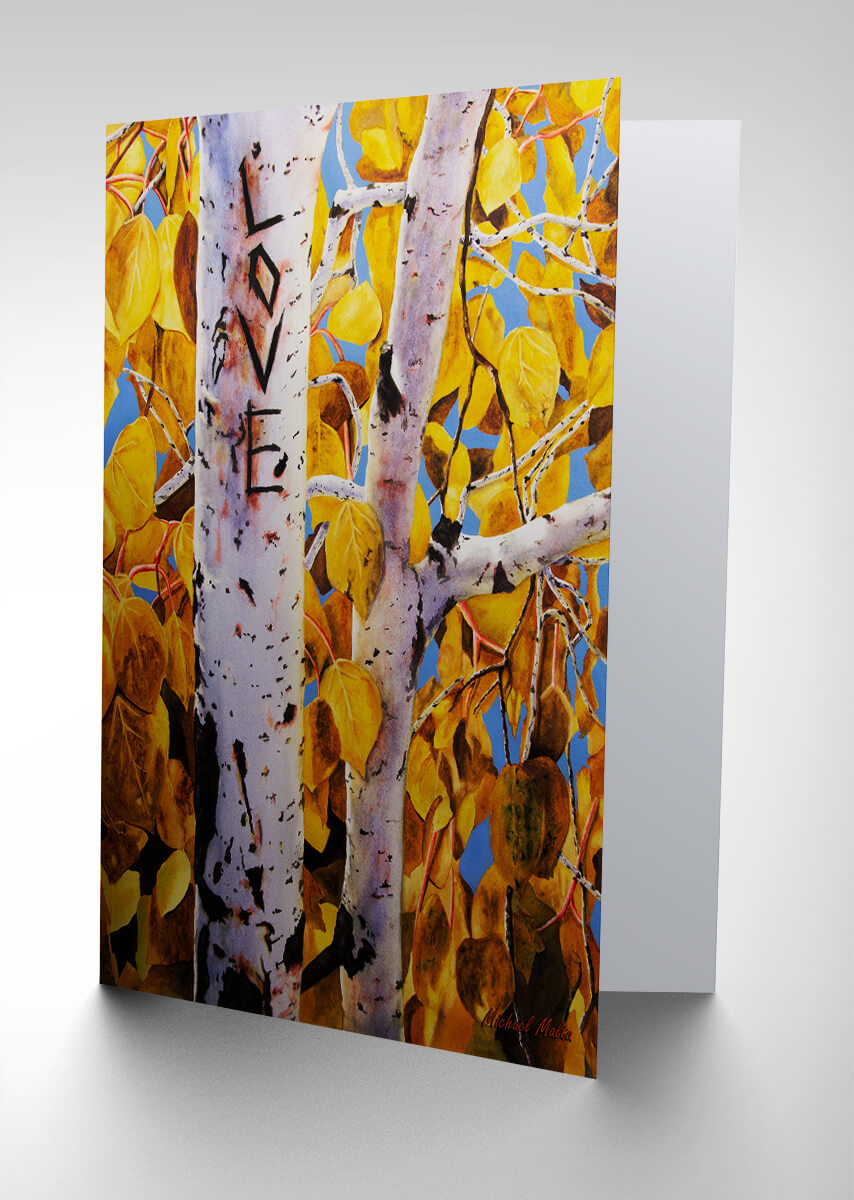 Quaking Aspens - Greeting Card