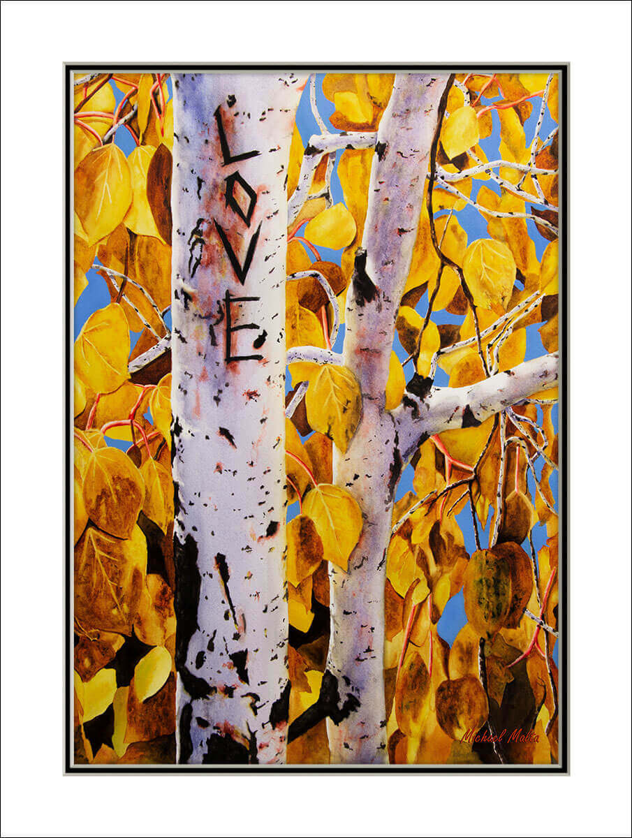 Quaking Aspens Matted Prints