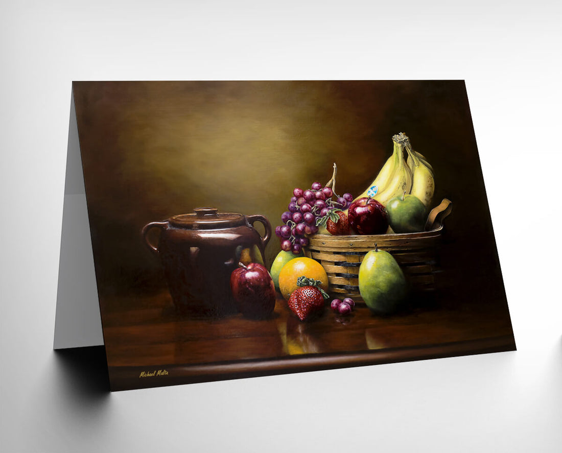 Reflections on a Bean Pot - Greeting Card
