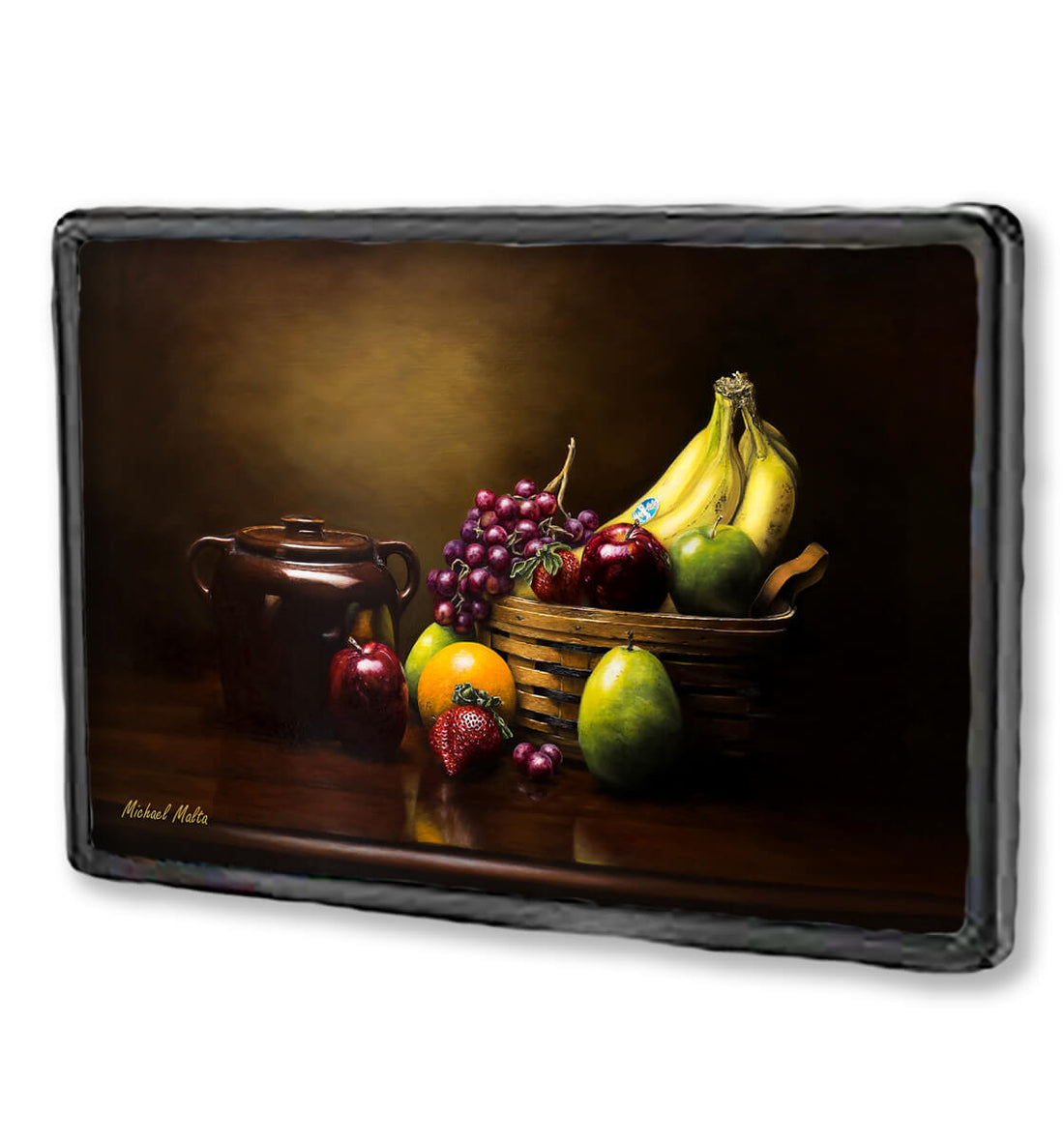 Reflections on a Bean Pot - Framed Magnet