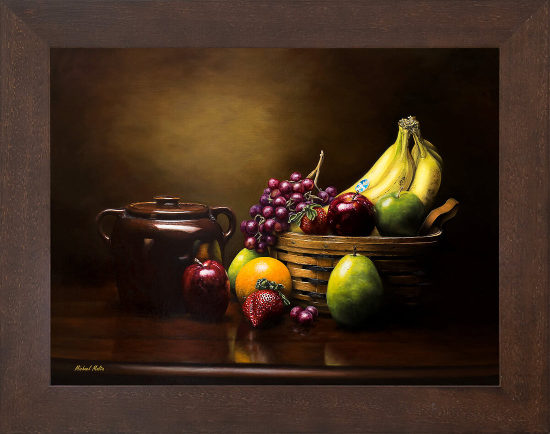 Reflections on a Bean Pot - Studio Canvas Print
