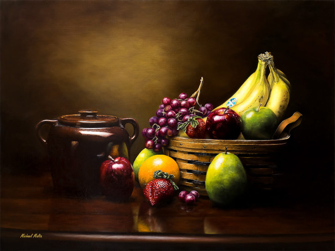 Reflections on a Bean Pot - Studio Canvas Print