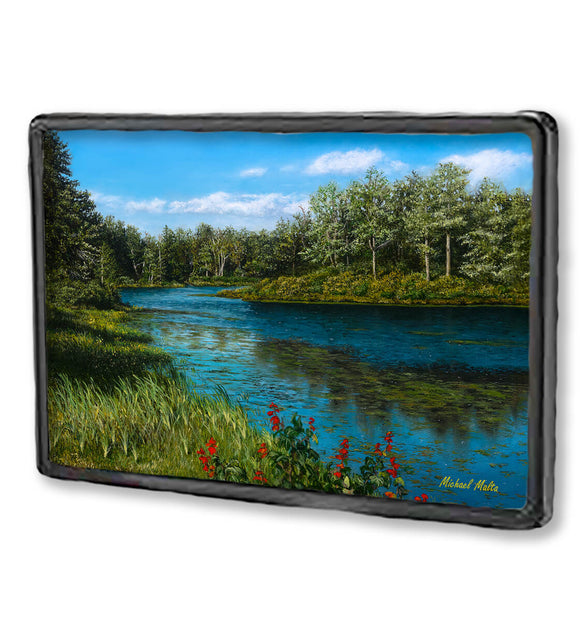 River View - Framed Magnet