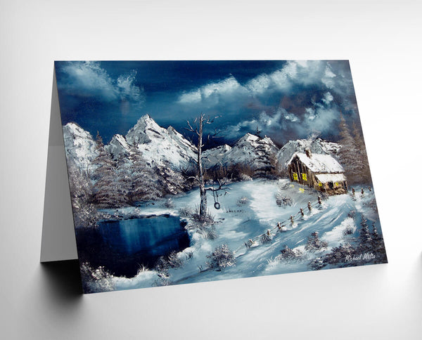 Snow Valley - Greeting Card
