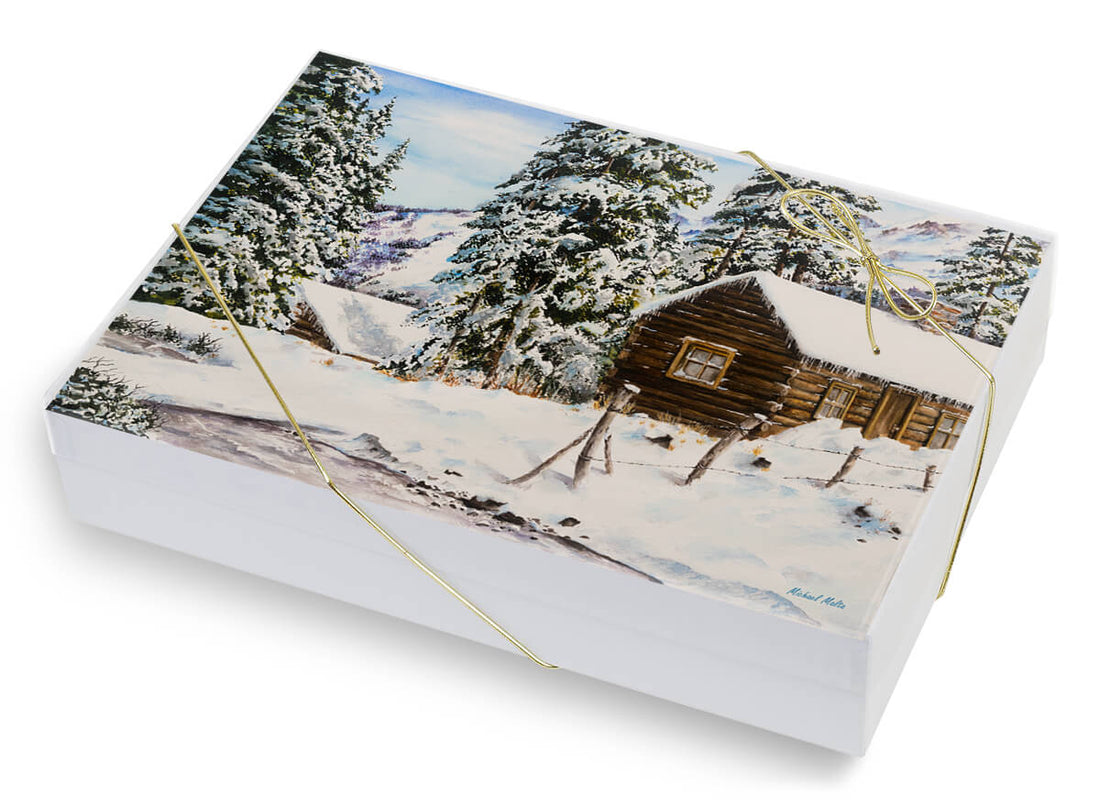 Snowy Retreat - Greeting Card