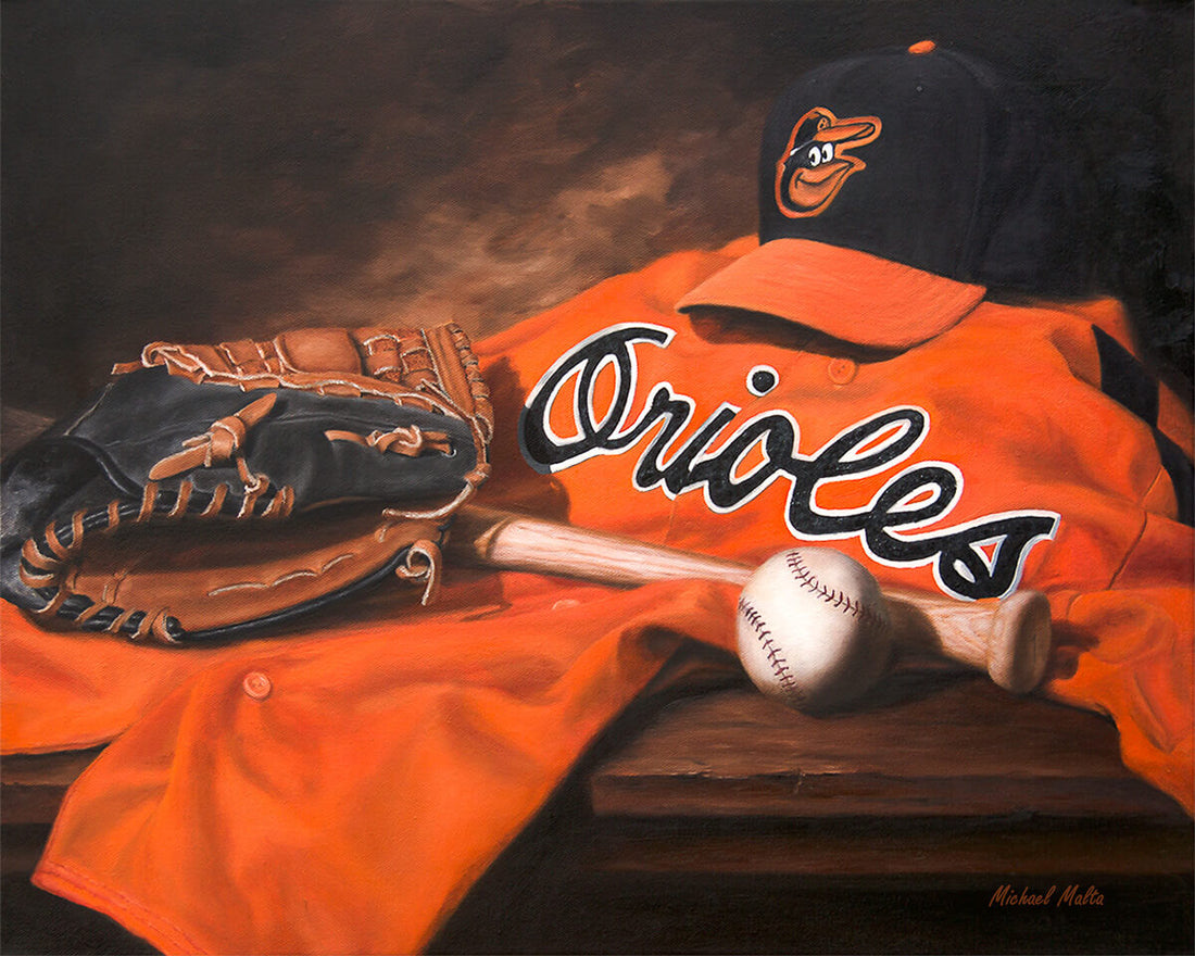 The Baltimore Orioles - Studio Canvas Print