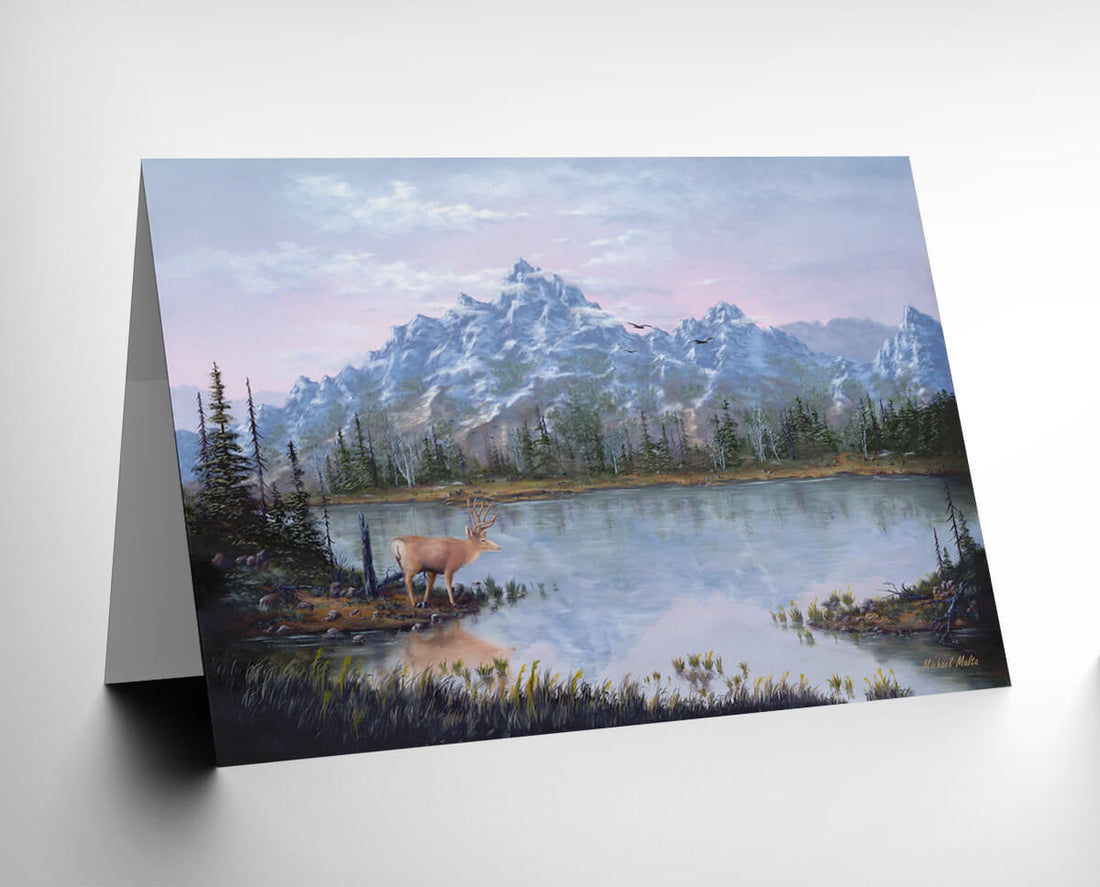 The Tetons - Greeting Card