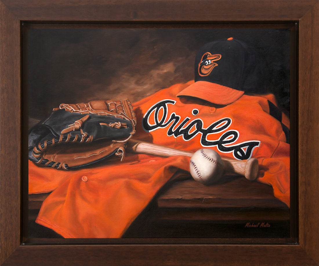 The Baltimore Orioles - Studio Canvas Print